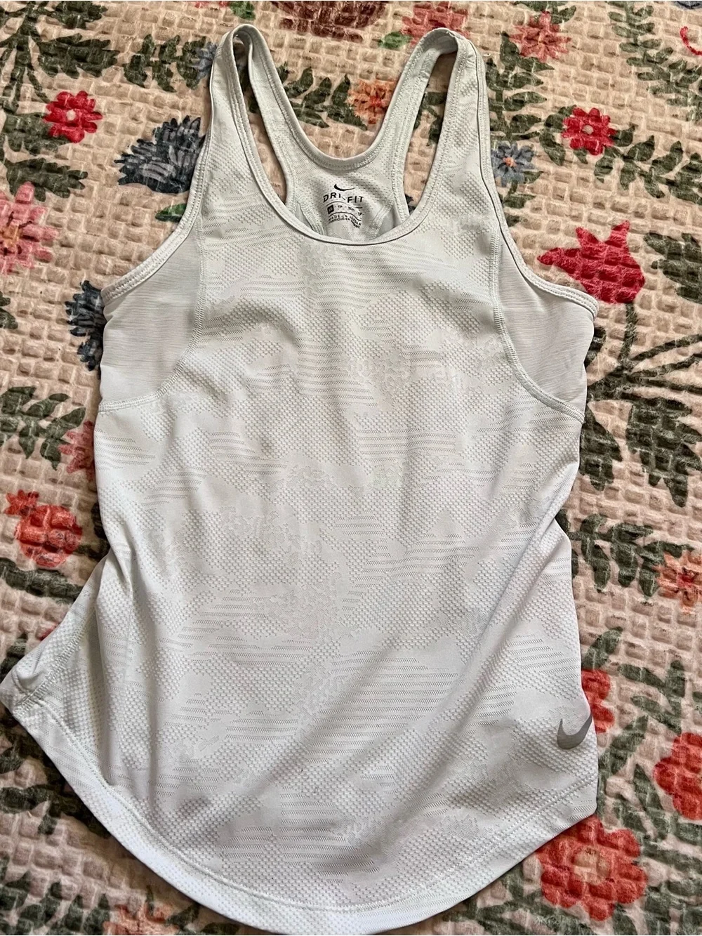 Nike Women’s Dri-FIT White Racerback Tank Top